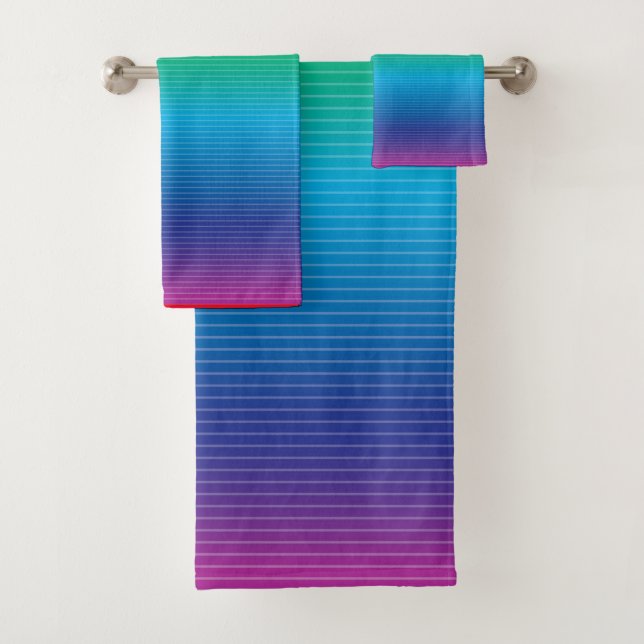 Couleur Gradation avec linge de toilette (En situation)