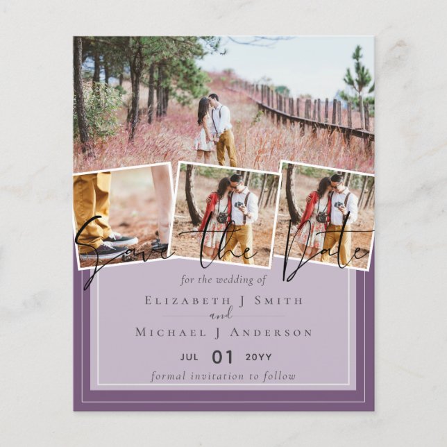 Couleur gris jaune violet Tendances Mariage budgét (Devant)