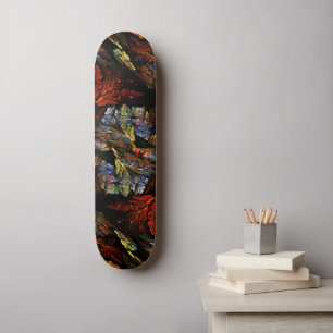 Couleur Harmony Abstrait Art Skateboard