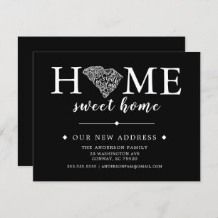 Couleur modifiable CAROLINA SUD Faire-part de dépl