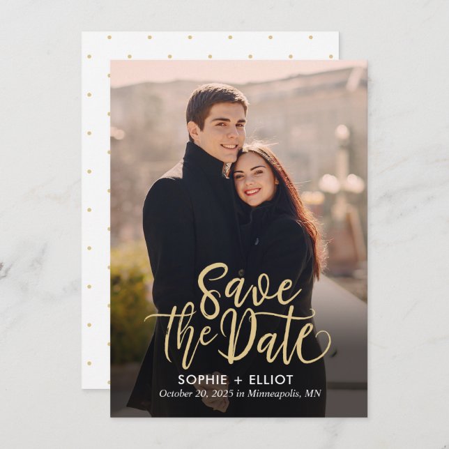 COULEUR MODIFIABLE Du Script Enregistrer La Carte  (Devant / Derrière)