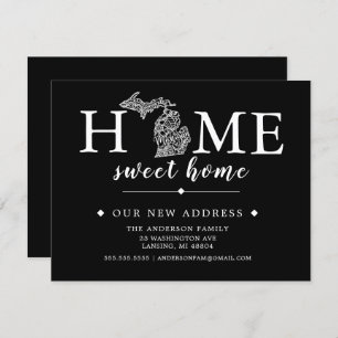 Couleur modifiable Faire-part de déplacement MICHI