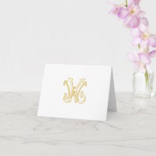 COULEUR MODIFIÉE KW Monogramme WK Monogramme Carte