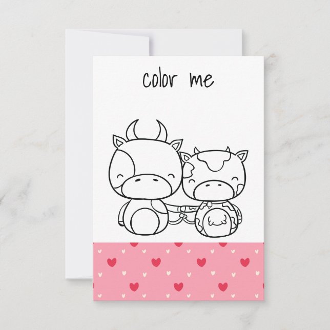 Couleur moi Valentines Jour Personnalisé (Devant)