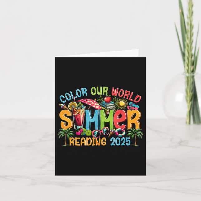 Couleur Notre Monde Été 2025 Programme de Lecture  (Devant)