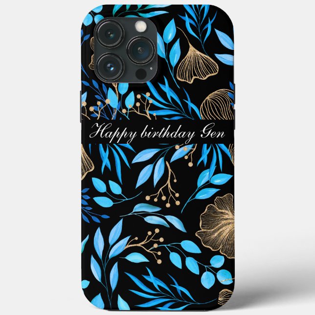 Couleur or coque iphone personnalisée Ajouter votr (Verso)