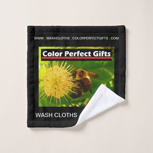 Couleur Perfect Cadeaux Publicité Bumblebee Nectar (Gant de toilette)