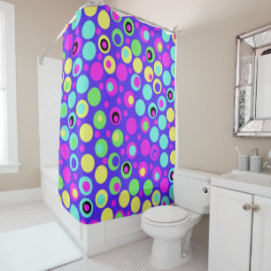 Couleur Polka Dot Party Douche rideau