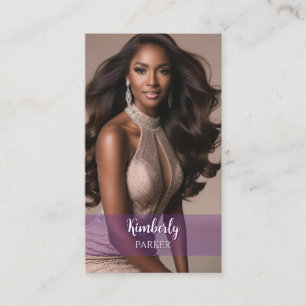 Couleur Pop Purple Carte de visite