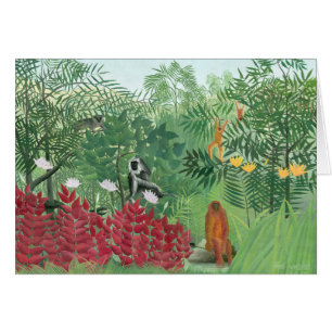Couleur restaurée Henri Rousseau Tropical Jungle A