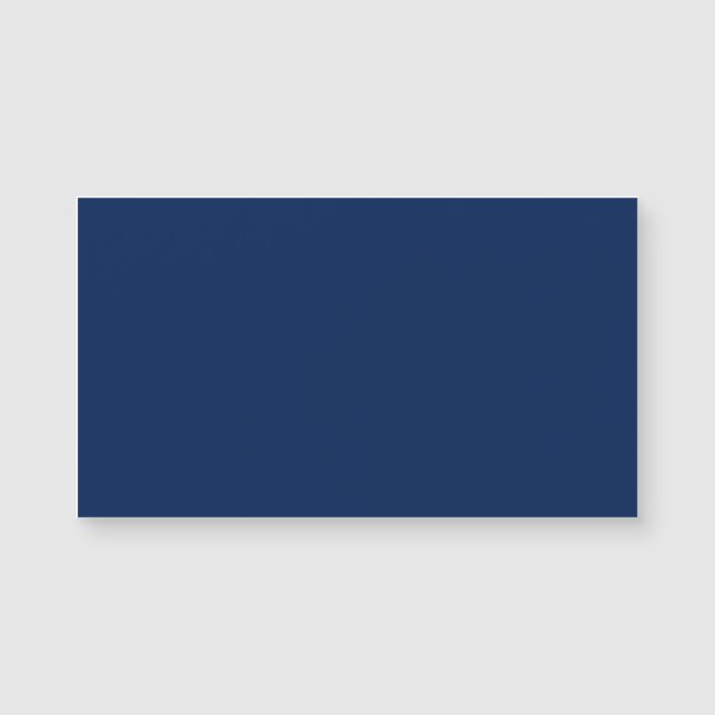 Couleur solide Indigo de la marine | Classique et  (Devant)