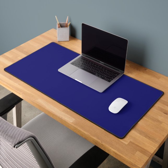 Couleur solide moderne bleu nuit (Bureau 2)