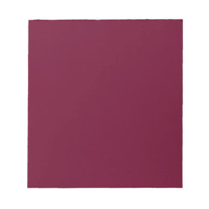 Couleur tendance - Bloc-notes bordeaux foncé