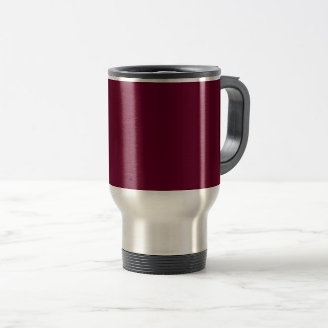 Couleur Tendance - Bourgogne foncé - Tasse de voya (Devant droit)