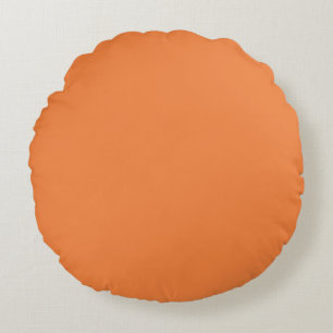Couleur tendance - Coussin rond Tangerine frais
