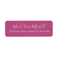 Couleur tendance rose violet violet Étiquettes de