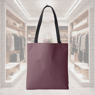 Couleur tendance - Sac fourre-tout de vin rouge fo