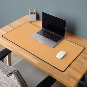 Couleur tendance Soft Orange Desk Mat