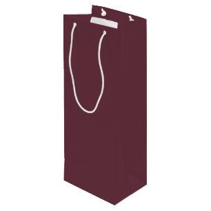 Couleur tendance - Vin rouge foncé - Sac cadeau vi