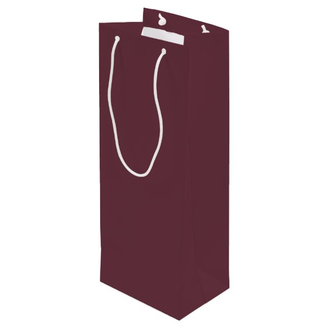 Couleur tendance - Vin rouge foncé - Sac cadeau vi (Dos Angle)