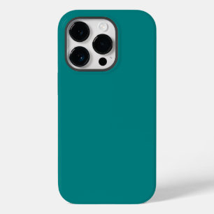 Couleur Turquoise bleu vert foncé, coque iphone