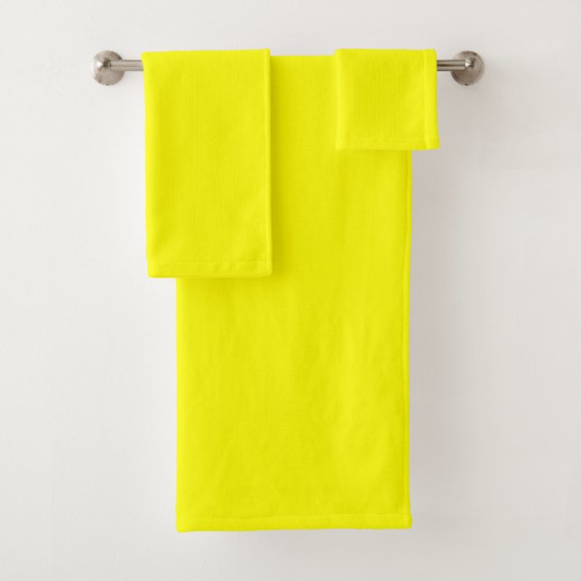 Couleur uni jaune néon (En situation)