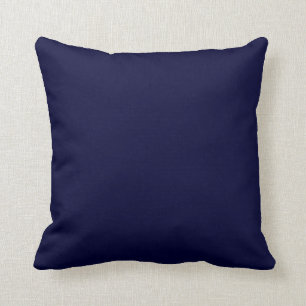 couleur unie coussin marine