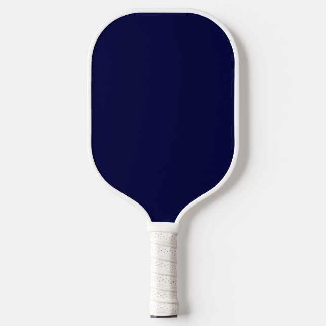 Couleur unie : Raquette de Pickleball Bleu marine (Recto)