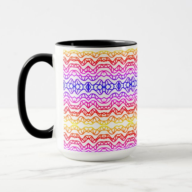 Couleurs amusantes de la tasse motif (Gauche)