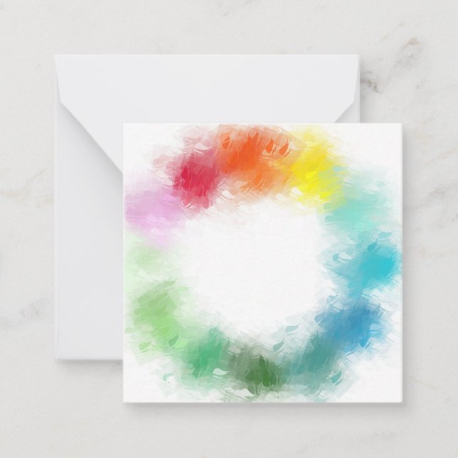 Couleurs arc-en-ciel Abstraites Modèle élégant per (Devant)