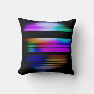 Couleurs arc-en-ciel Abstraites sur Coussin Arrièr