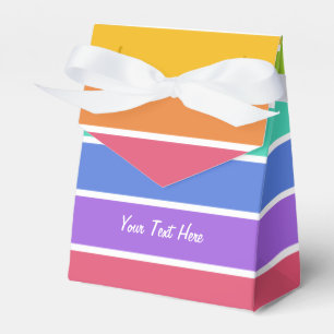 Couleurs arc-en-ciel ballotins personnalisés