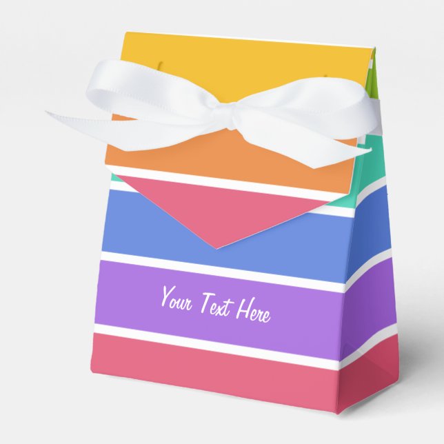 Couleurs arc-en-ciel ballotins personnalisés (Verso)