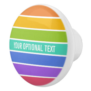 Couleurs arc-en-ciel boutons et boutons personnali