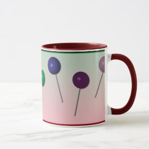 Couleurs arc-en-ciel Lollipop Mug