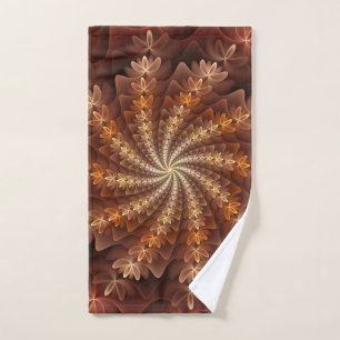 Couleurs chaudes, Trippy Moderne Motif d'art fract