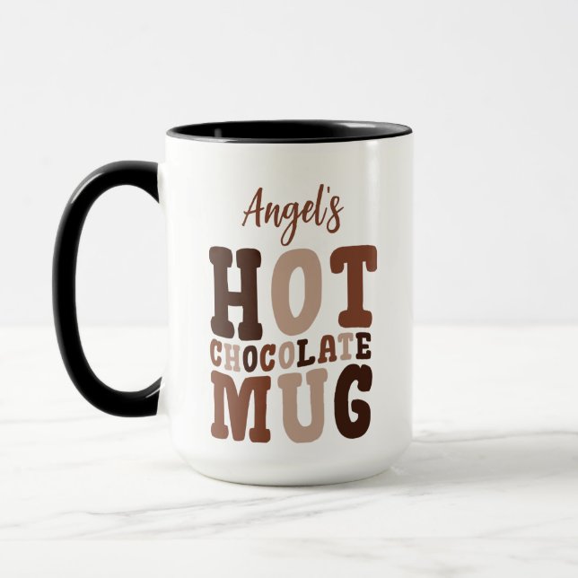 Couleurs Chocolat Personnalisé (Un-Tel) Tasse de C (Gauche)