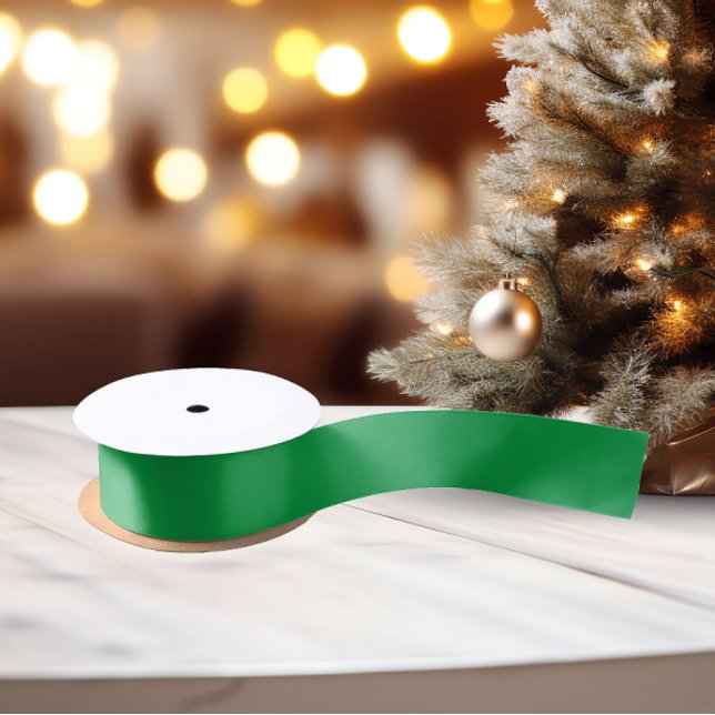 Couleurs classiques - Vert clair - Ruban en Satin  (Créateur téléchargé)