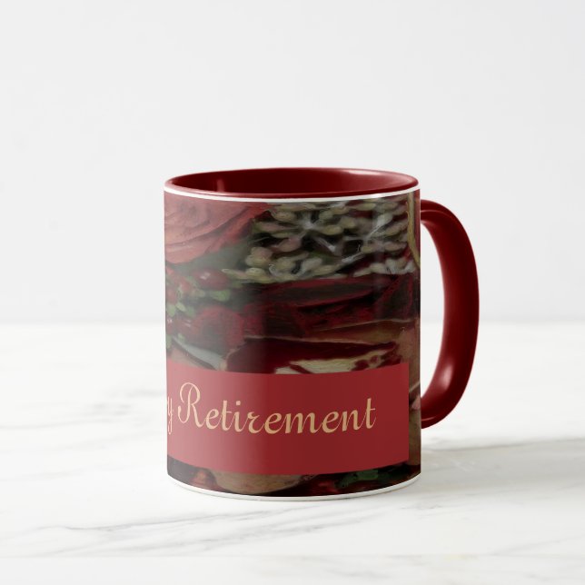Couleurs d'automne chaudes Mug café (Devant droit)