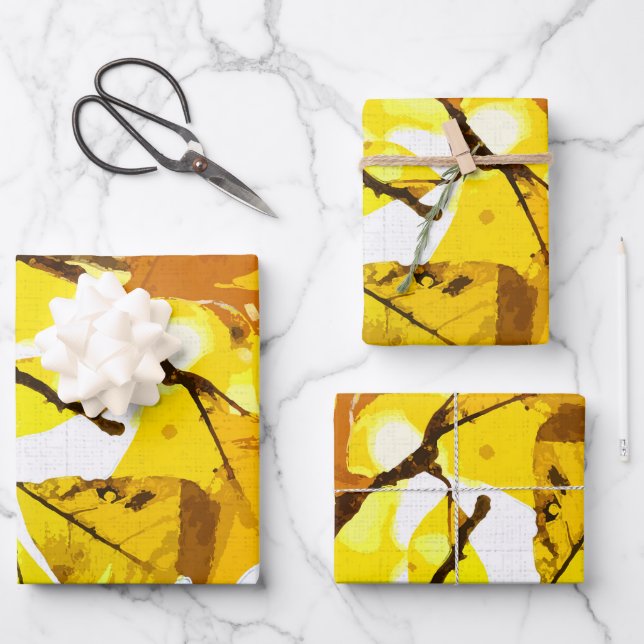 Couleurs d'automne, feuille (Recto)