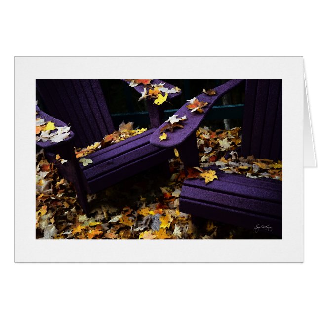 Couleurs d'automne sur la plate-forme (Devant horizontal)