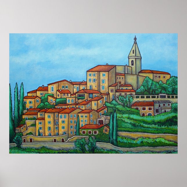 Couleurs de Crillon-le-Brave, Poster Imprimer 28x2 (Devant)