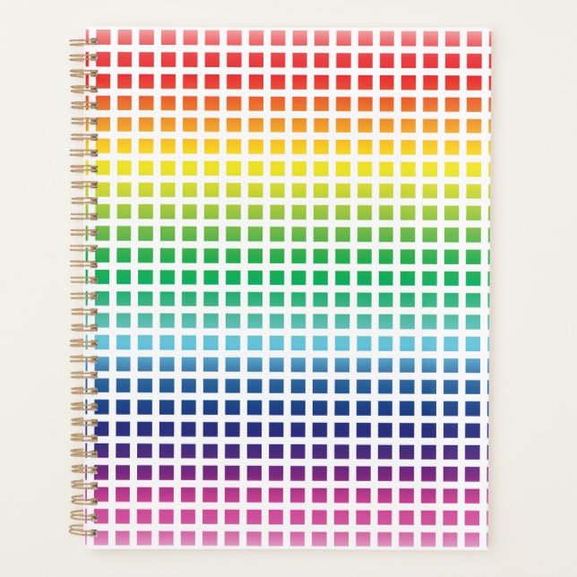 Couleurs de dégradé arc-en-ciel moderne motif de g (Devant)