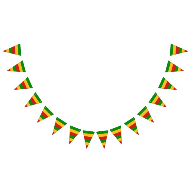 COULEURS DE DRAPEAU RASTAFARI - STRIPES (Tout)