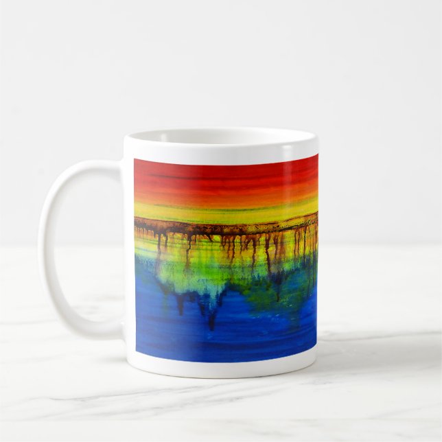 COULEURS DE GUÉRISON MUG dans les couleurs de spec (Gauche)