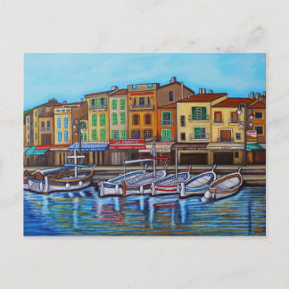 Couleurs de la carte postale Cassis par Lisa Loren