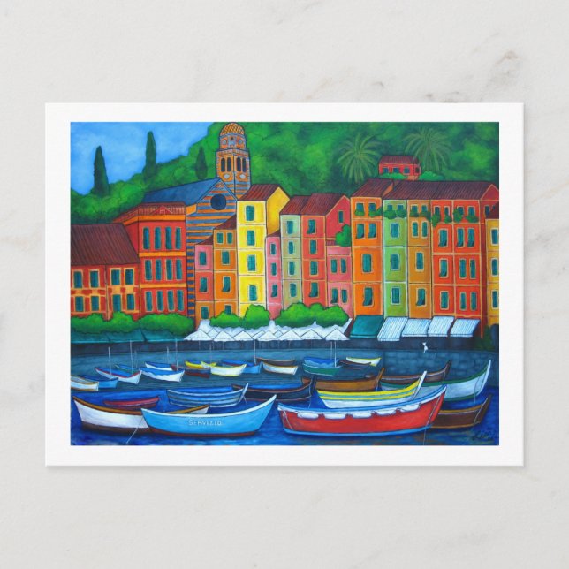 Couleurs de la carte postale Portofino (Devant)