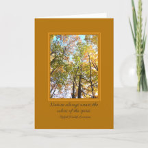 Couleurs de l'Esprit Carte Thanksgiving