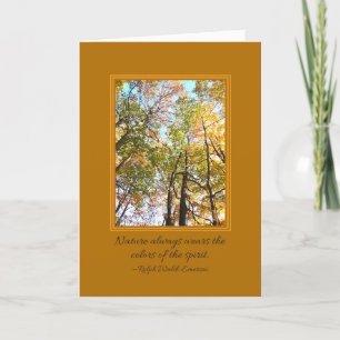 Couleurs de l'Esprit Carte Thanksgiving