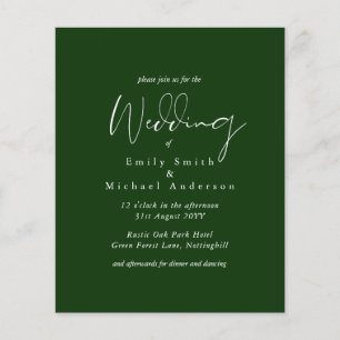 Couleurs de mariage de budget Vert Sauge Olive Inv